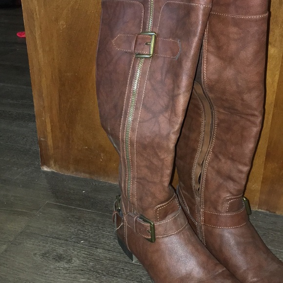 Medium brown dress boots - Picture 1 of 4